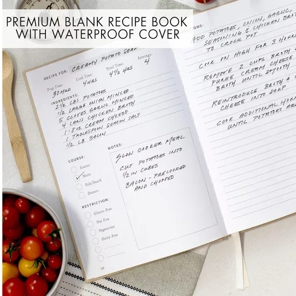 Beige Recipe Book - Picture 4 of 5